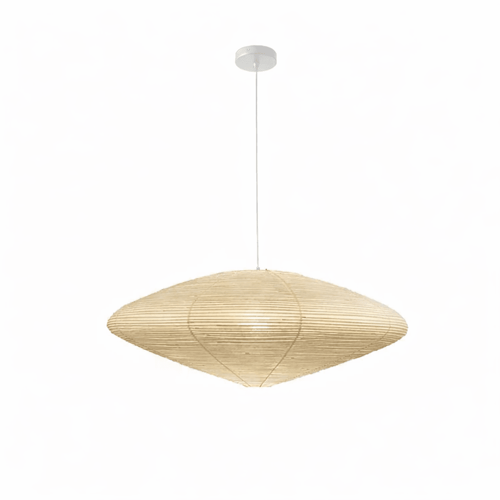 Washi Paper Lantern Pendant Light, Japandi Ceiling Lamp