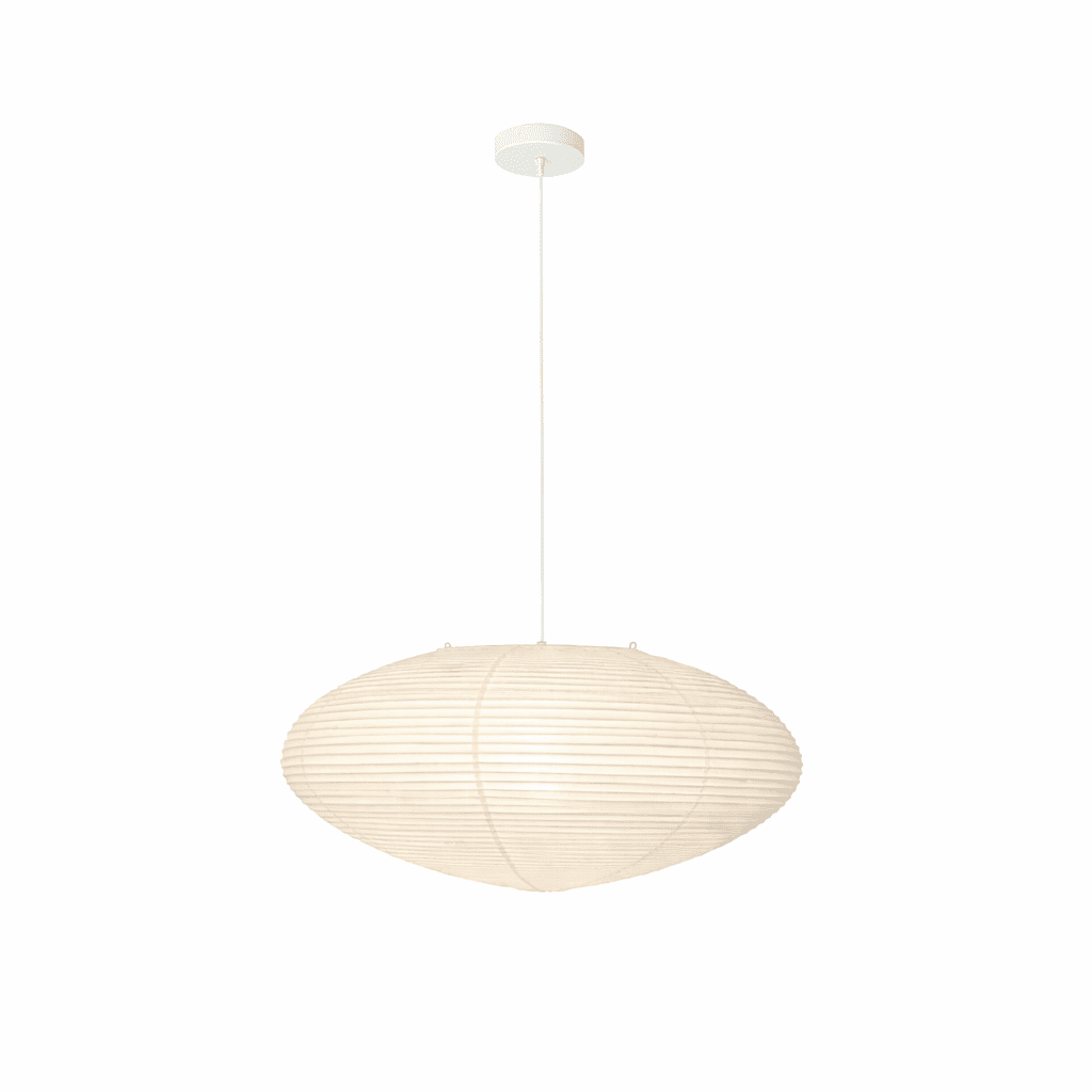 Washi Paper Lantern Pendant Light, Japandi Ceiling Lamp