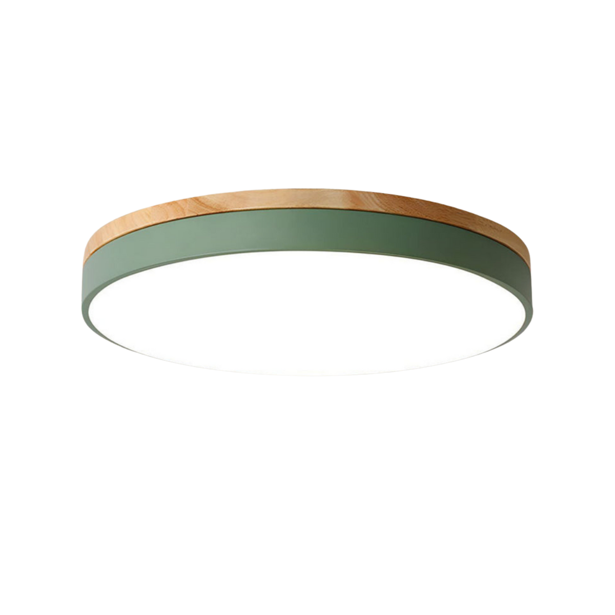 Bauhaus Disc Ceiling Light, Flat Round Flush Mount Lamp