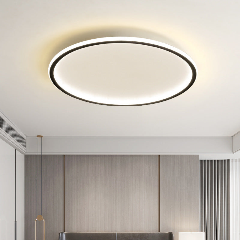 Round LED Ceiling Light, Scandinavian Dimmable Flush Mount