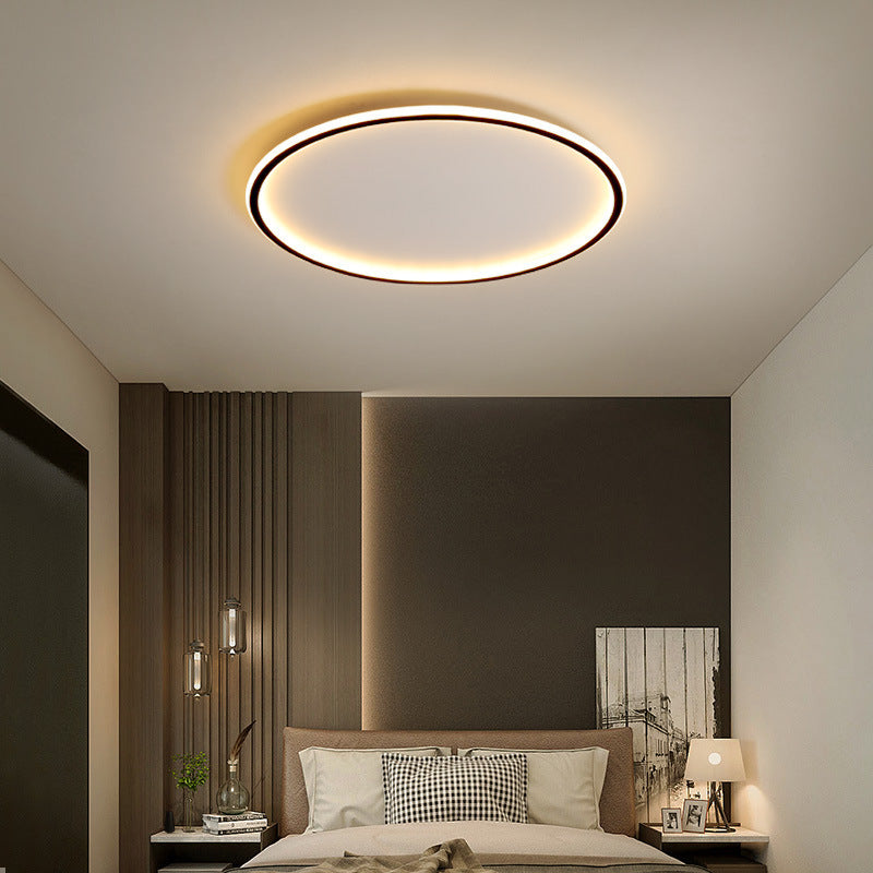 Round LED Ceiling Light, Scandinavian Dimmable Flush Mount