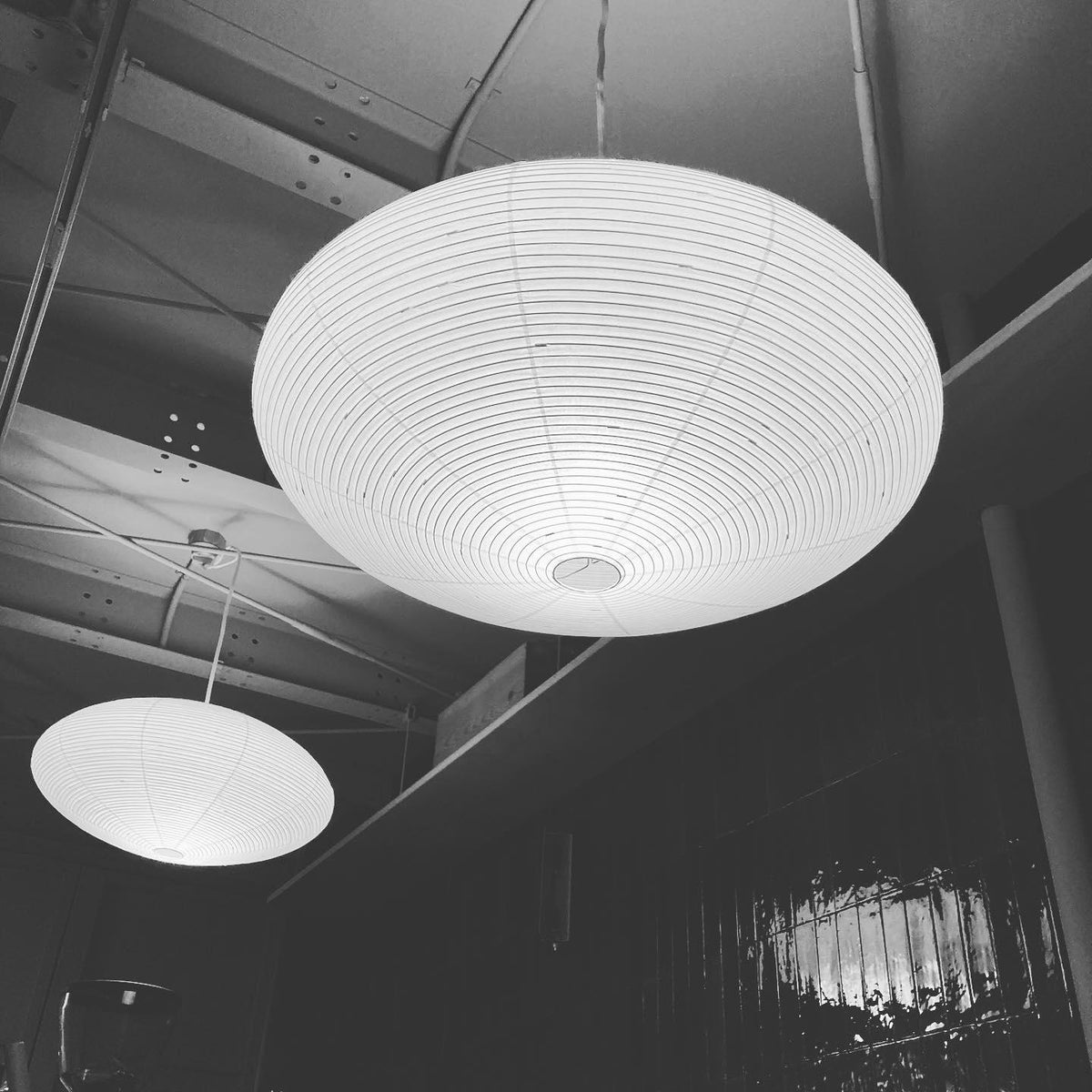 Washi Paper Lantern Pendant Light, Japandi Ceiling Lamp