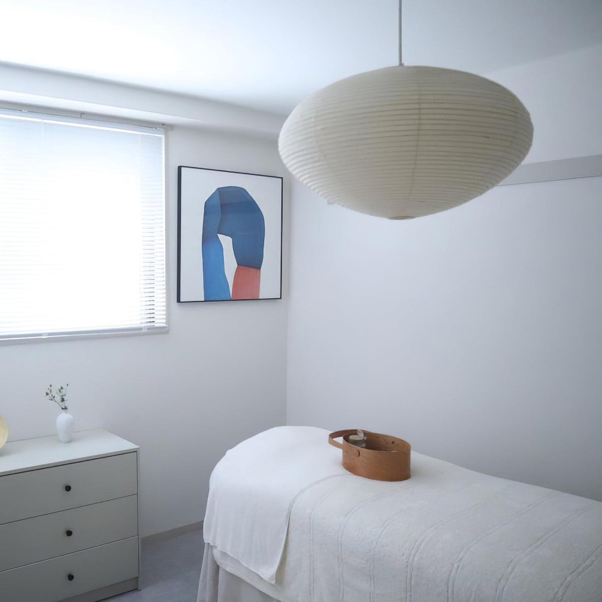 Washi Paper Lantern Pendant Light, Japandi Ceiling Lamp