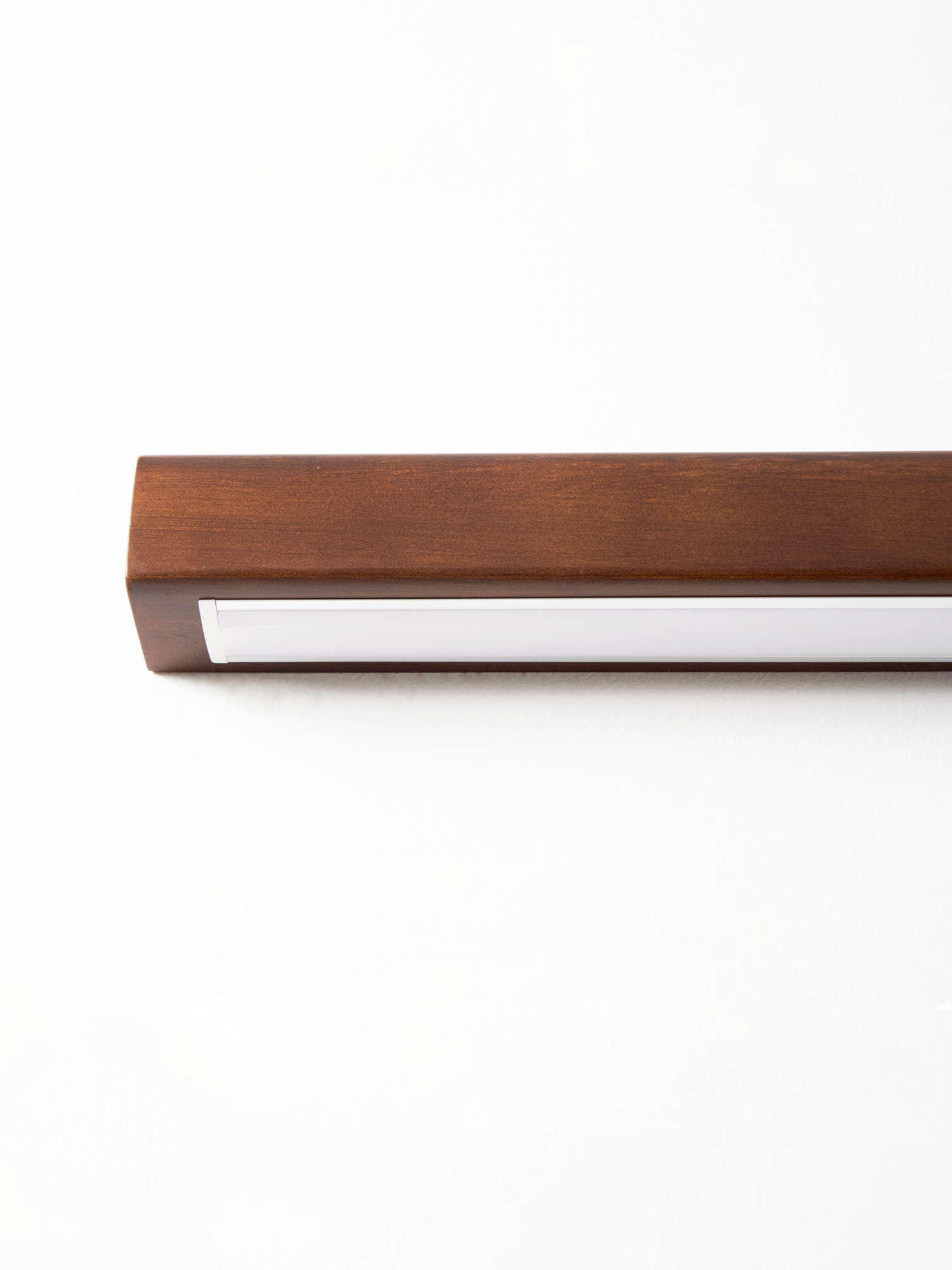 Linear Wood LED Wall Light, Dimmable Up Down Vanity Light