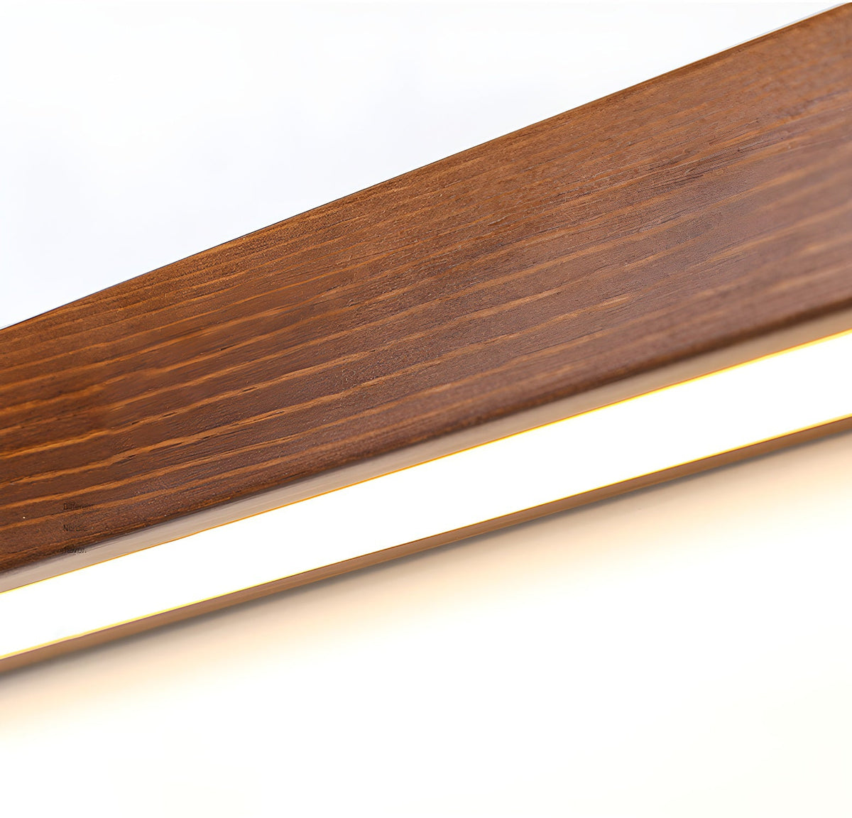 Linear Wood LED Wall Light, Dimmable Up Down Vanity Light