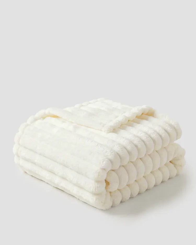 Soft Fleece Bed Blanket, Throw to Cal King in 8 Colors