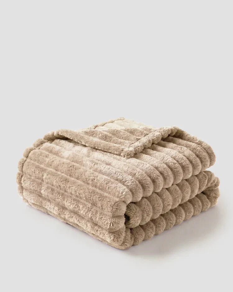 Soft Fleece Bed Blanket, Throw to Cal King in 8 Colors