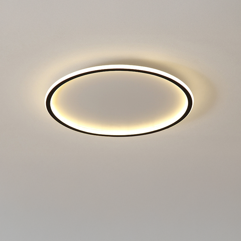 Round LED Ceiling Light, Scandinavian Dimmable Flush Mount
