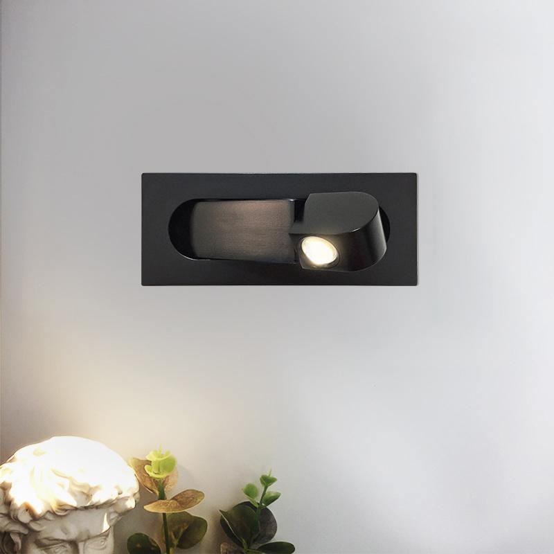 Bedside Reading Light, Pop-Out LED Wall Lamp, Hidden Switch