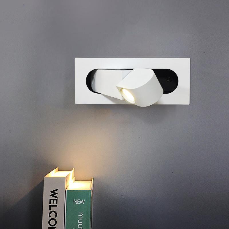 Bedside Reading Light, Pop-Out LED Wall Lamp, Hidden Switch