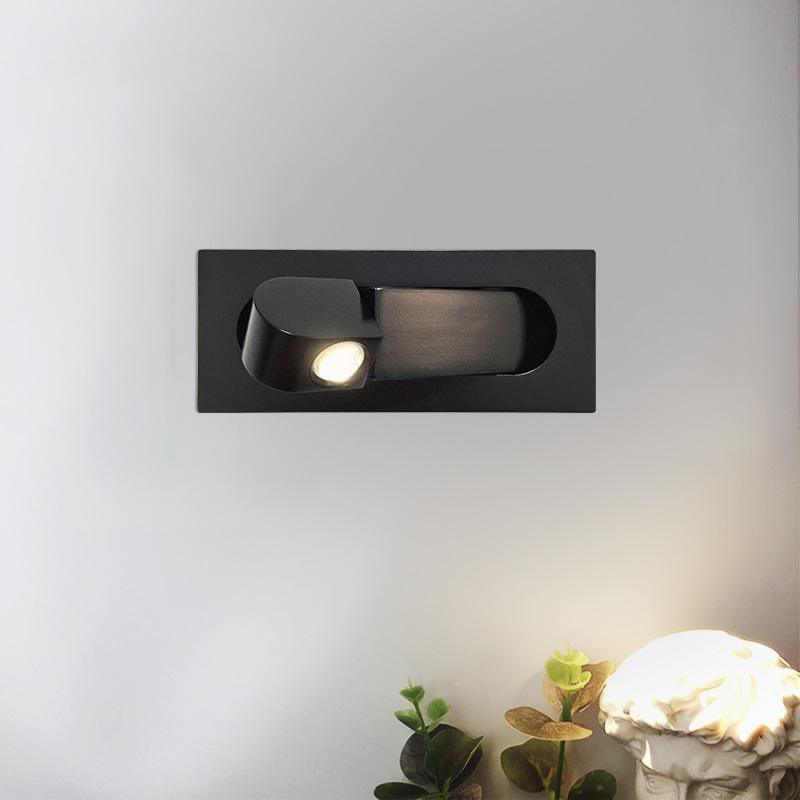 Bedside Reading Light, Pop-Out LED Wall Lamp, Hidden Switch