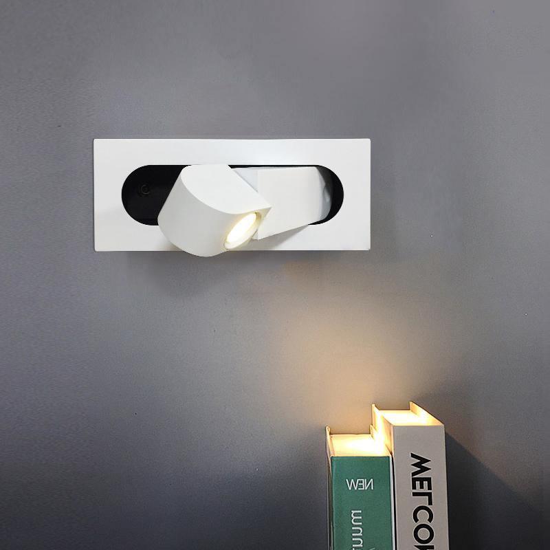 Bedside Reading Light, Pop-Out LED Wall Lamp, Hidden Switch