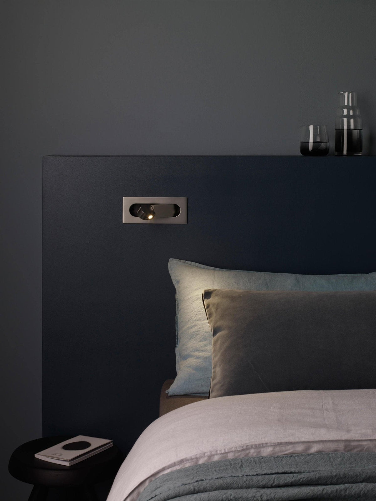 Bedside Reading Light, Pop-Out LED Wall Lamp, Hidden Switch