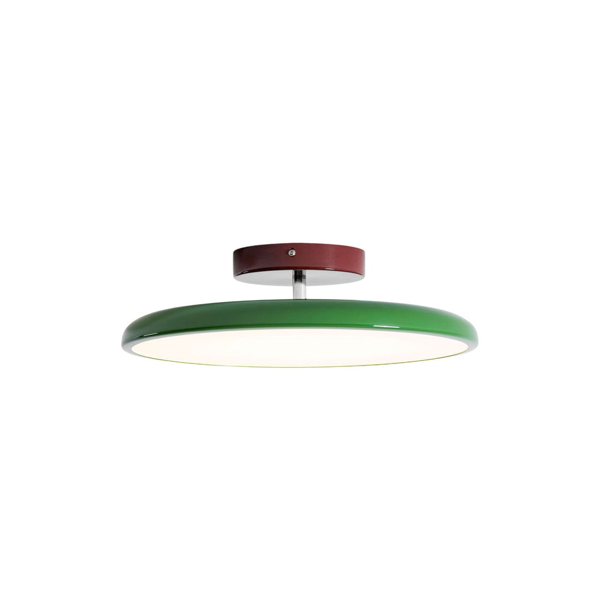 Bauhaus Swivel Arm Ceiling Light, Dimmable LED Disc Lamp
