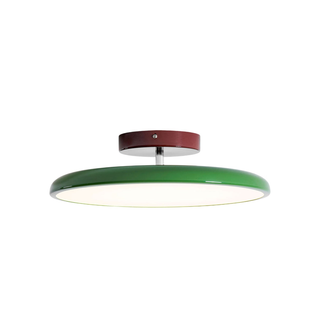 Bauhaus Swivel Arm Ceiling Light, Dimmable LED Disc Lamp