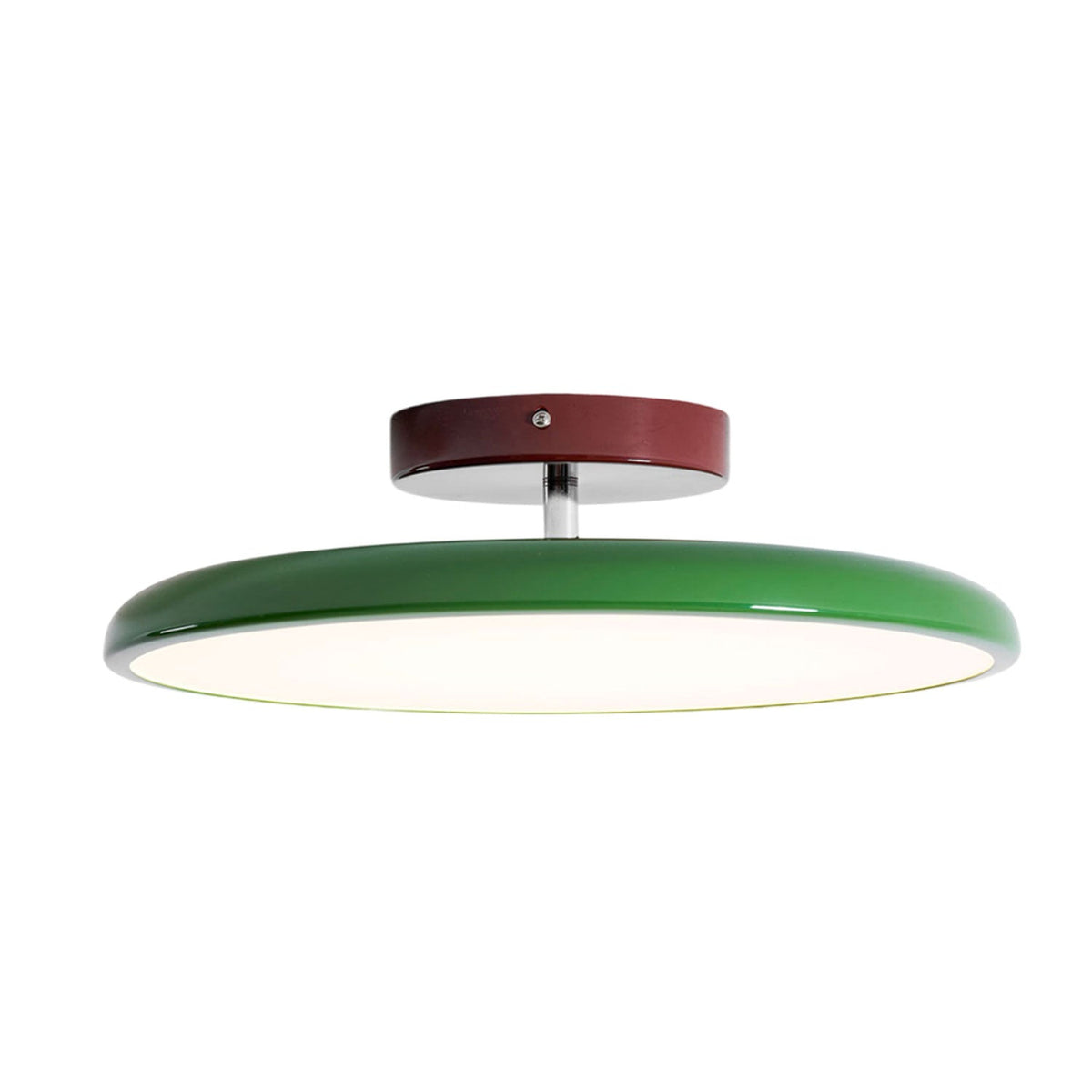 Bauhaus Swivel Arm Ceiling Light, Dimmable LED Disc Lamp