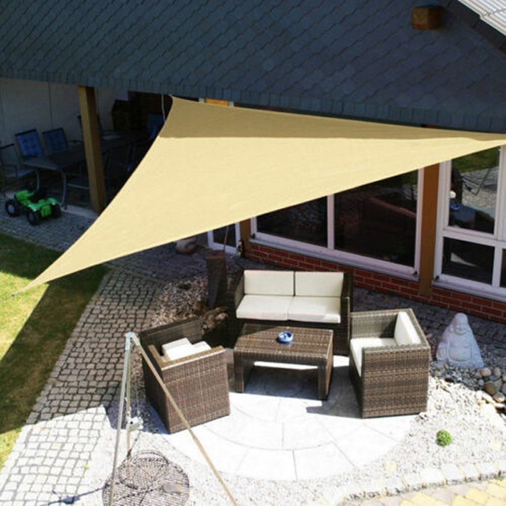 Patio Shade Sail, UV Block Triangle, Square or Rectangle