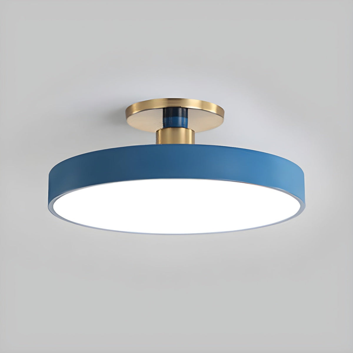 Bauhaus Flush Mount Ceiling Light, Colorful Dimmable LED