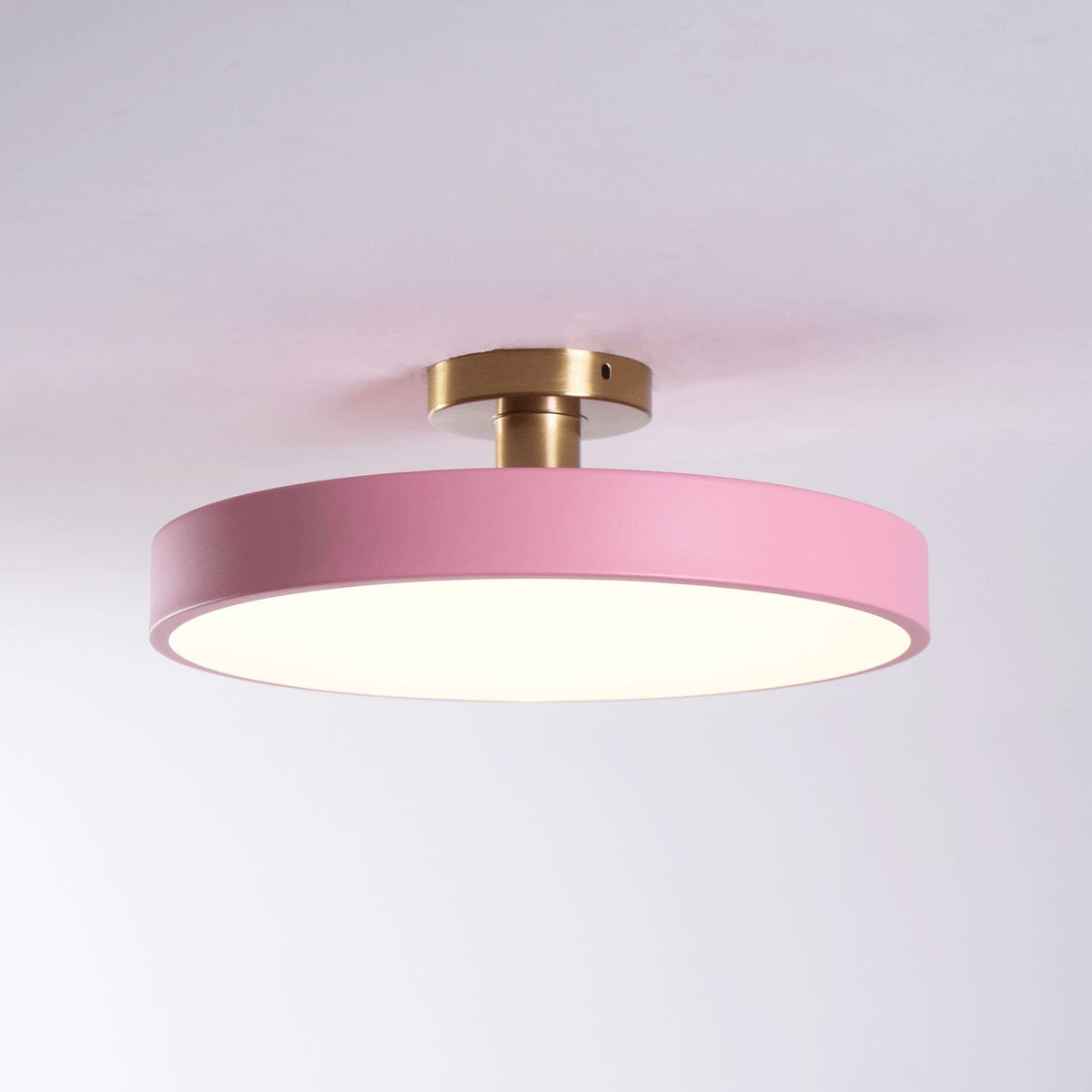 Bauhaus Flush Mount Ceiling Light, Colorful Dimmable LED