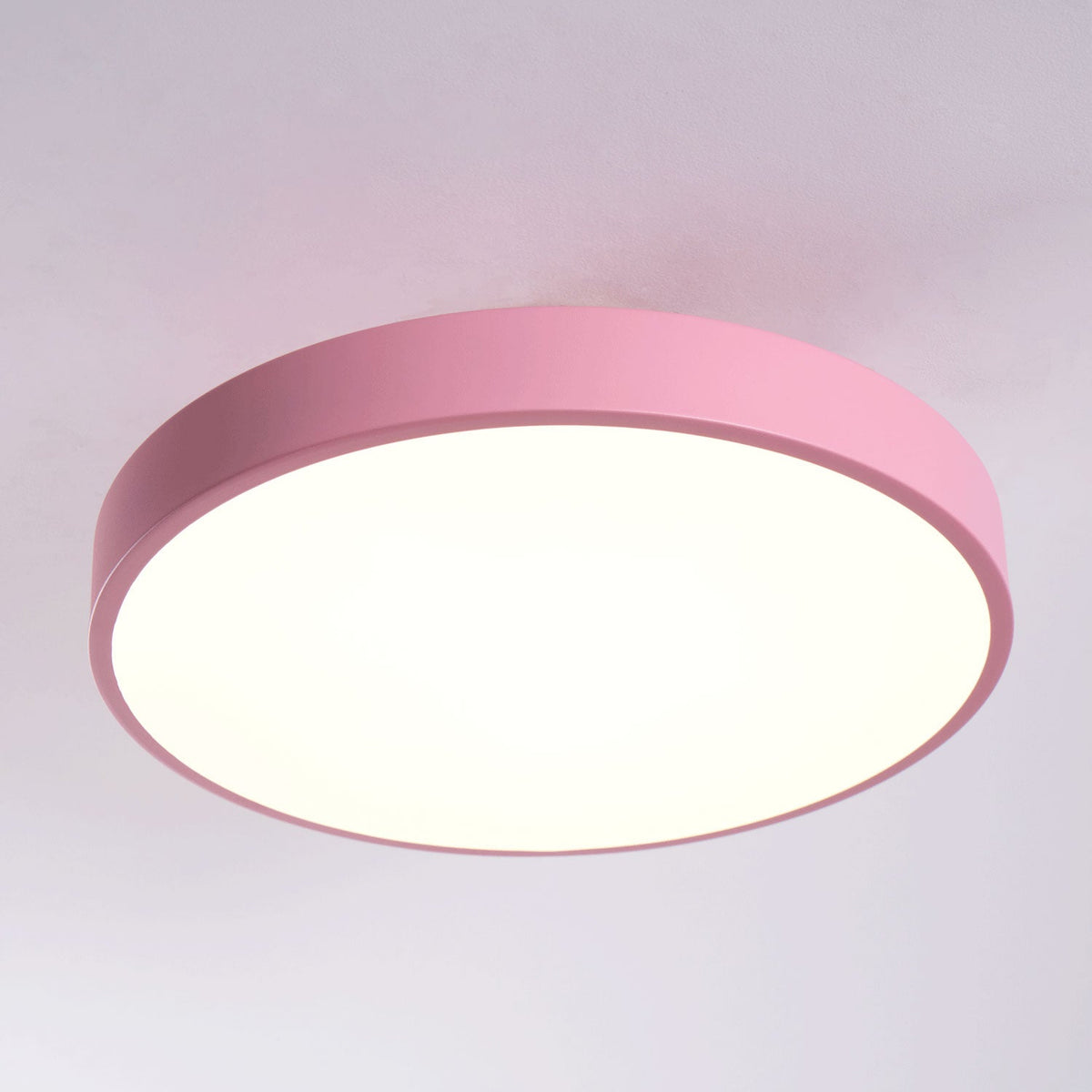 Bauhaus Flush Mount Ceiling Light, Colorful Dimmable LED