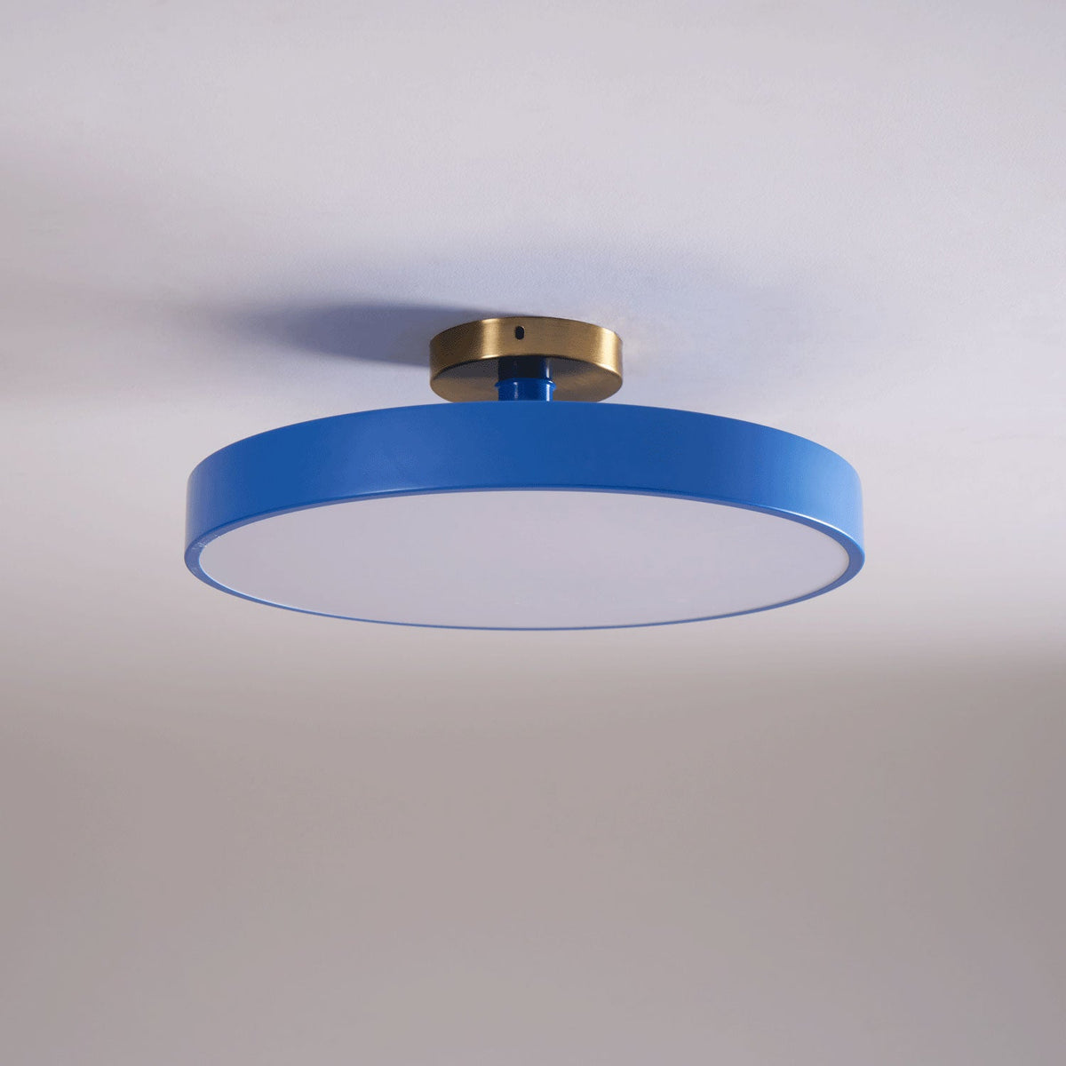 Bauhaus Flush Mount Ceiling Light, Colorful Dimmable LED