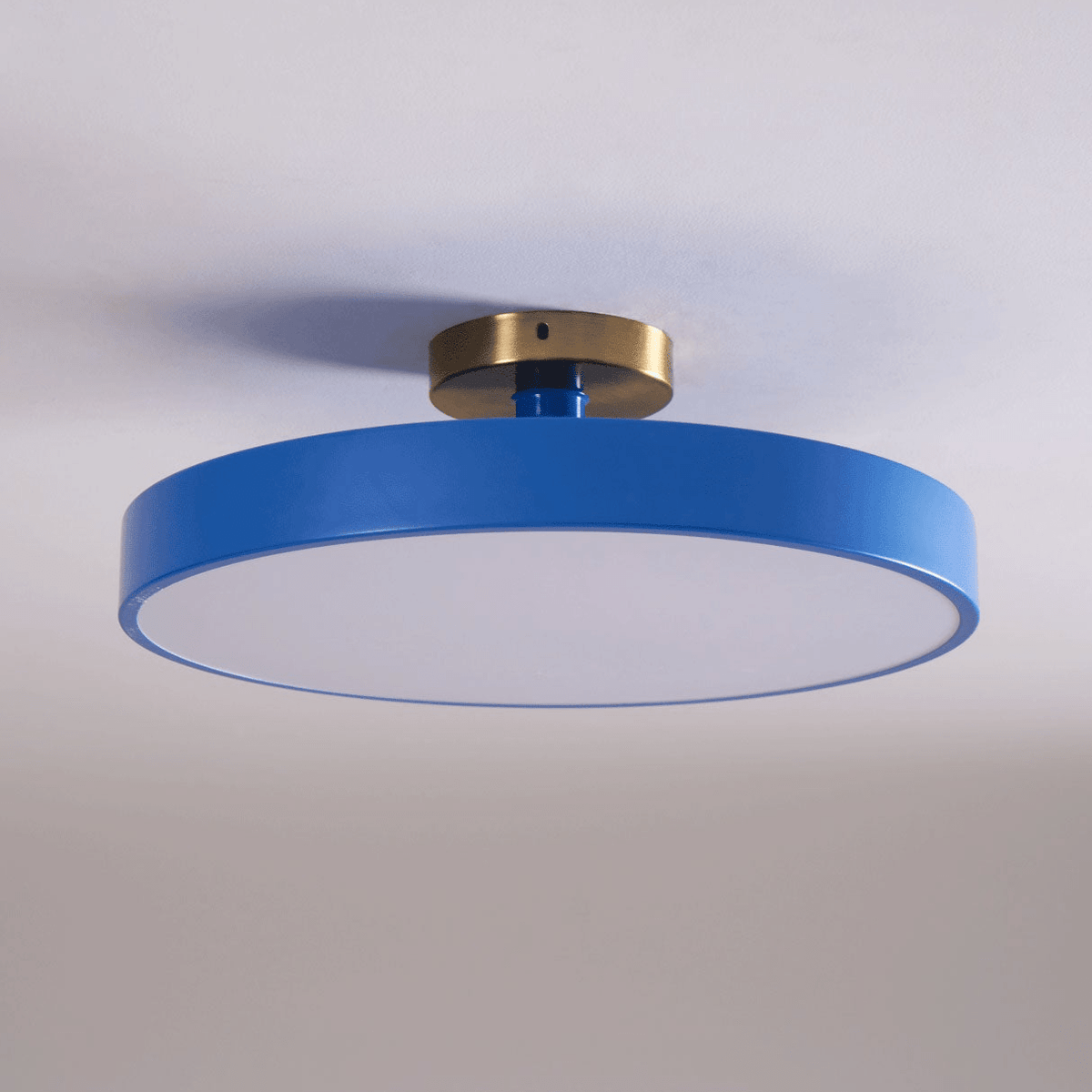 Bauhaus Flush Mount Ceiling Light, Colorful Dimmable LED