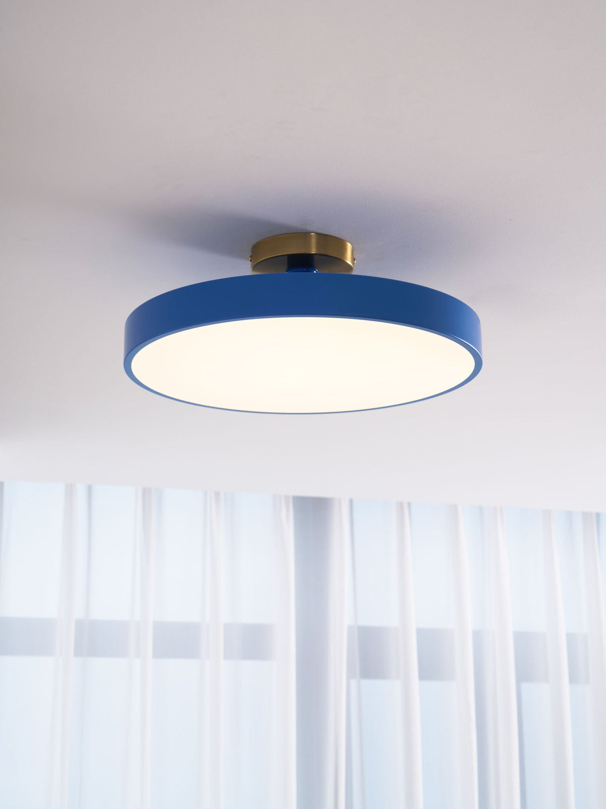 Bauhaus Flush Mount Ceiling Light, Colorful Dimmable LED