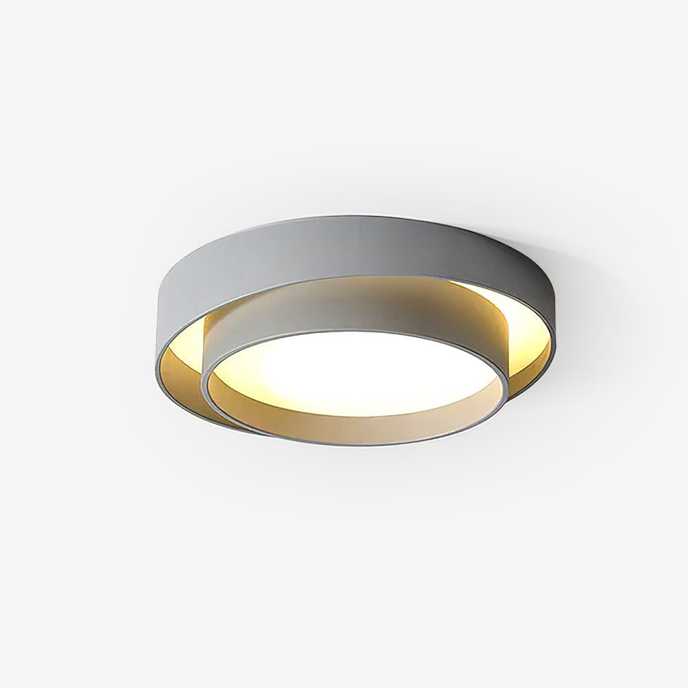 Cylinder LED Flush Mount Ceiling Light, Dimmable Drum Light