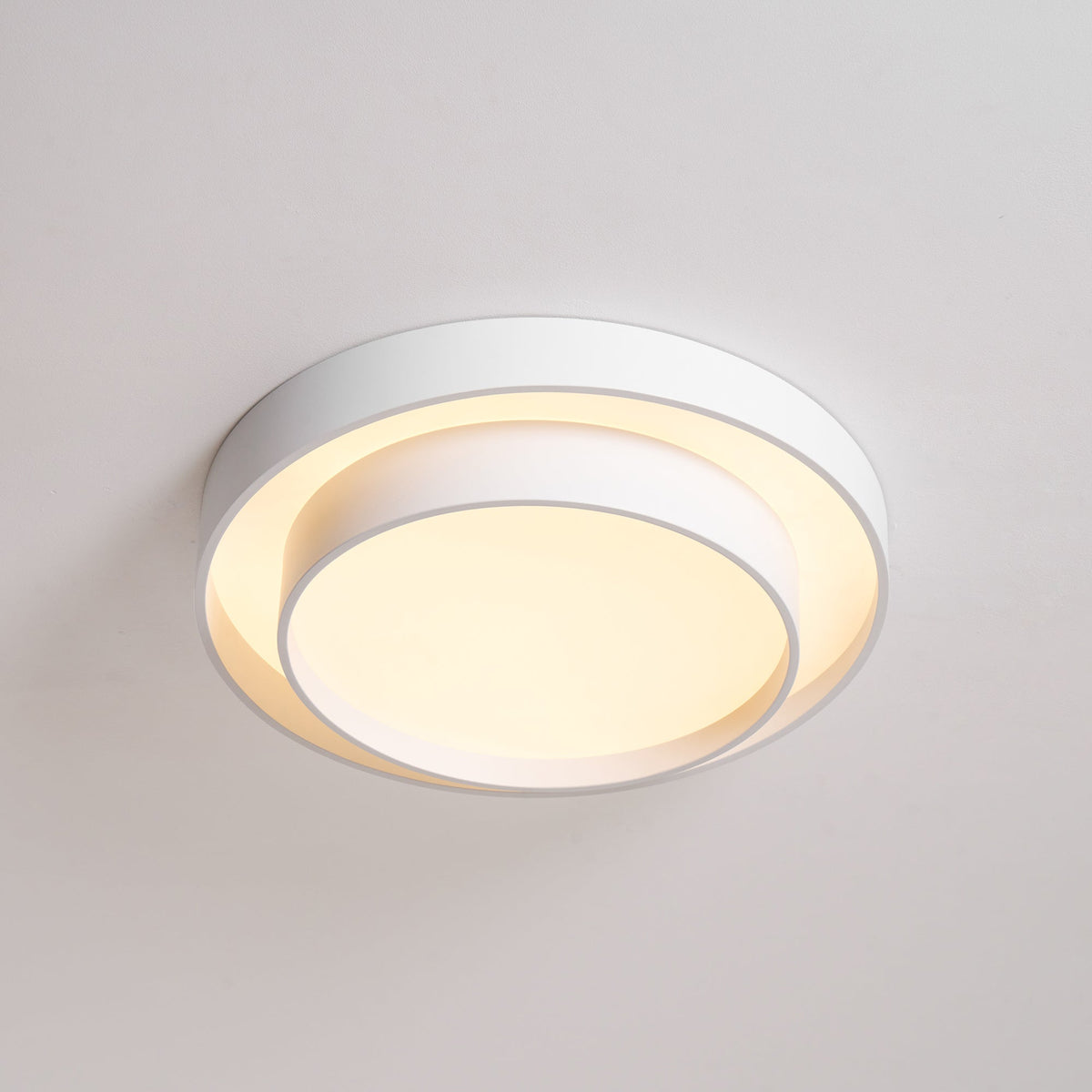 Cylinder LED Flush Mount Ceiling Light, Dimmable Drum Light