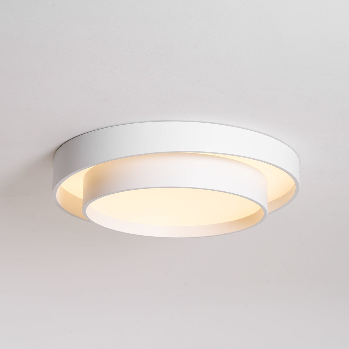 Cylinder LED Flush Mount Ceiling Light, Dimmable Drum Light