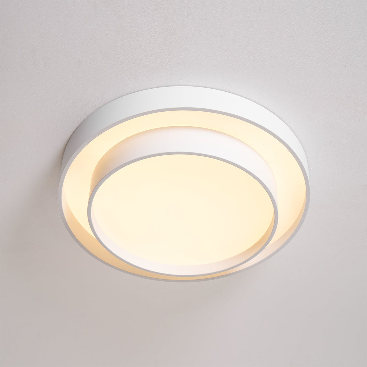 Cylinder LED Flush Mount Ceiling Light, Dimmable Drum Light