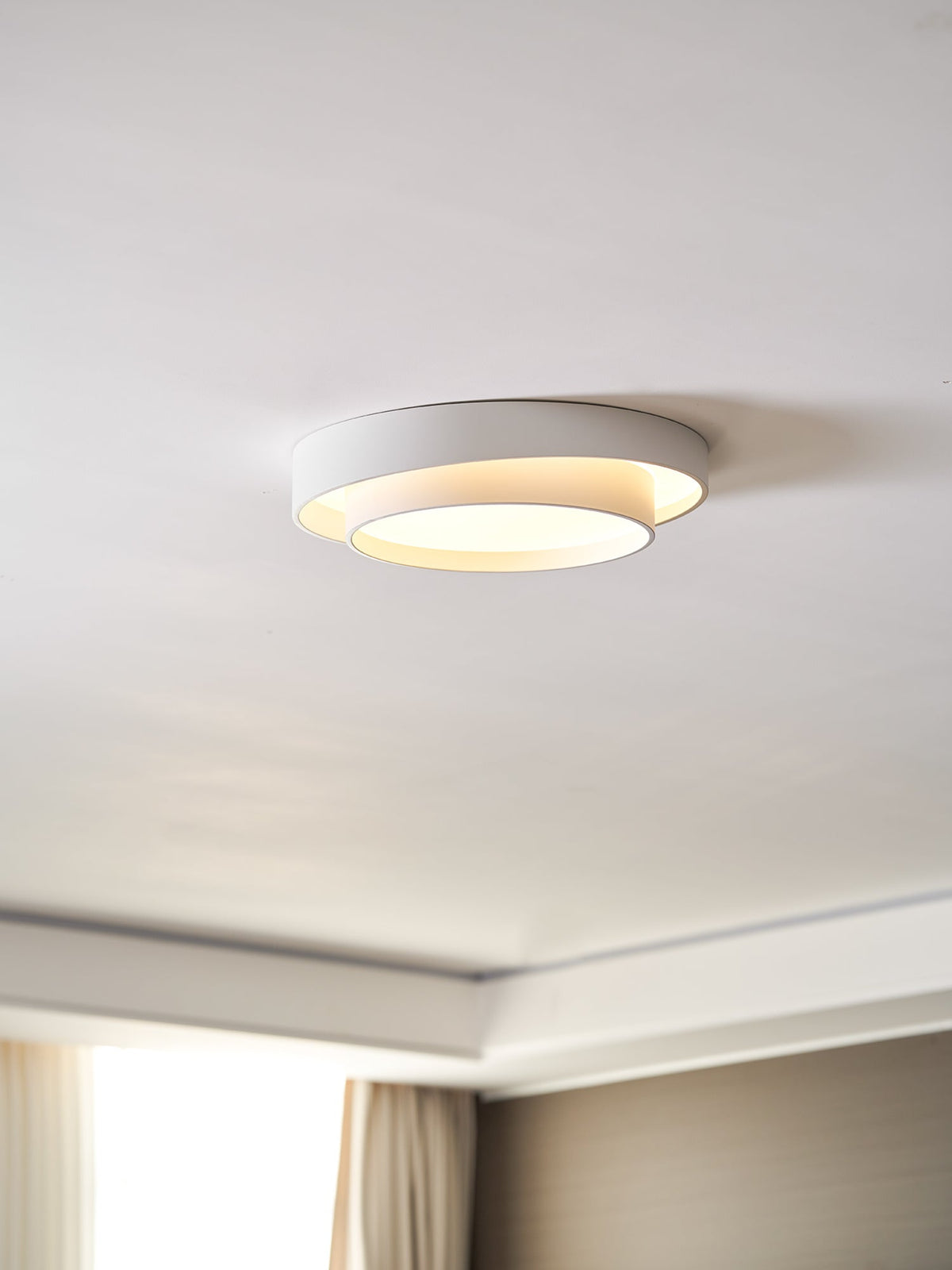 Cylinder LED Flush Mount Ceiling Light, Dimmable Drum Light