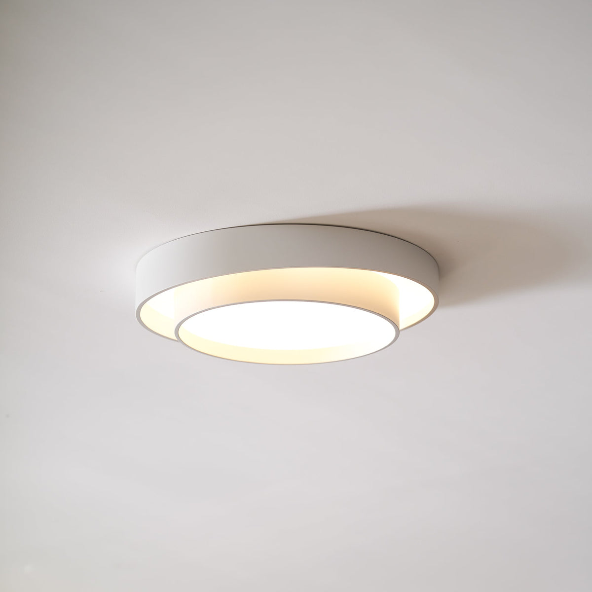 Cylinder LED Flush Mount Ceiling Light, Dimmable Drum Light
