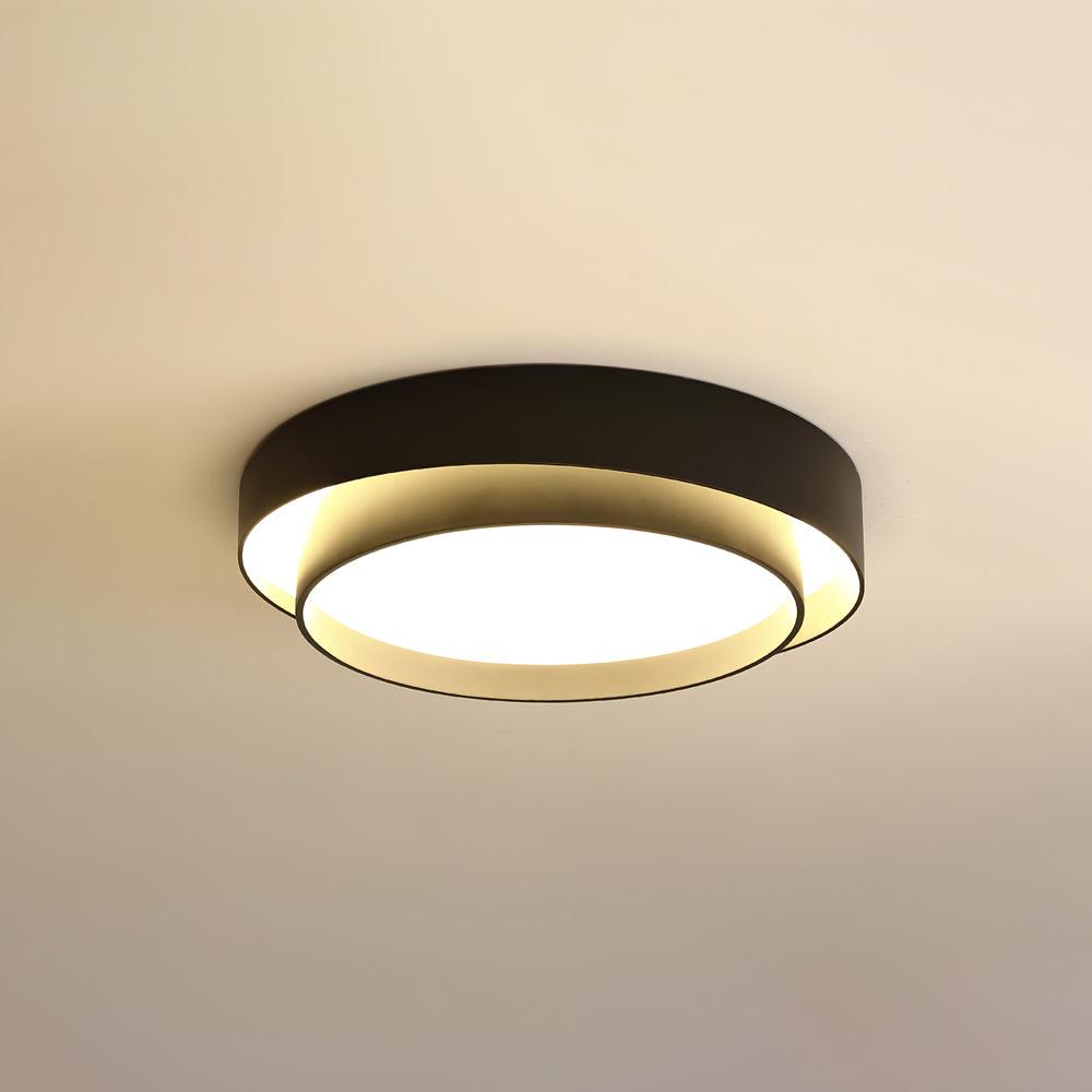 Cylinder LED Flush Mount Ceiling Light, Dimmable Drum Light