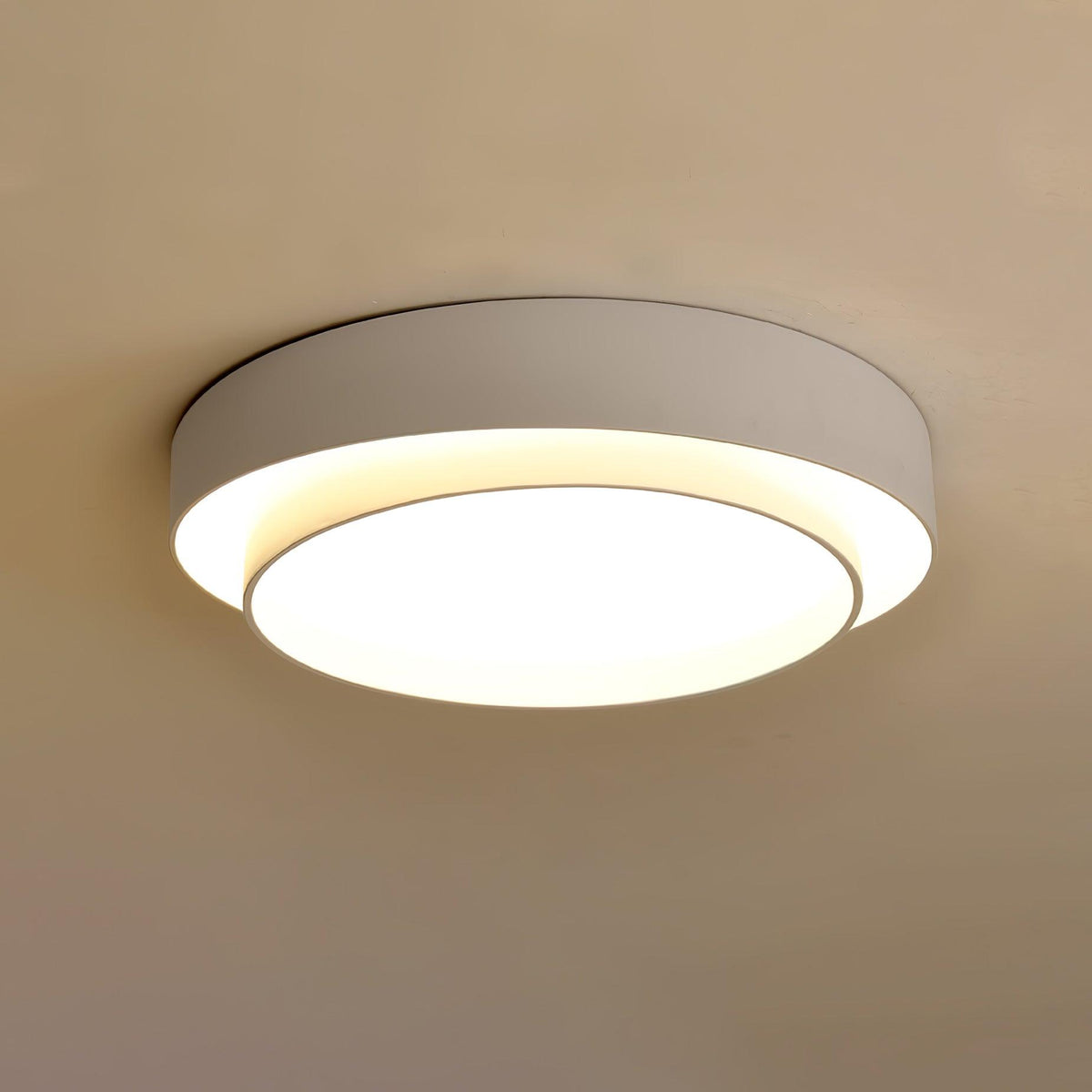 Cylinder LED Flush Mount Ceiling Light, Dimmable Drum Light