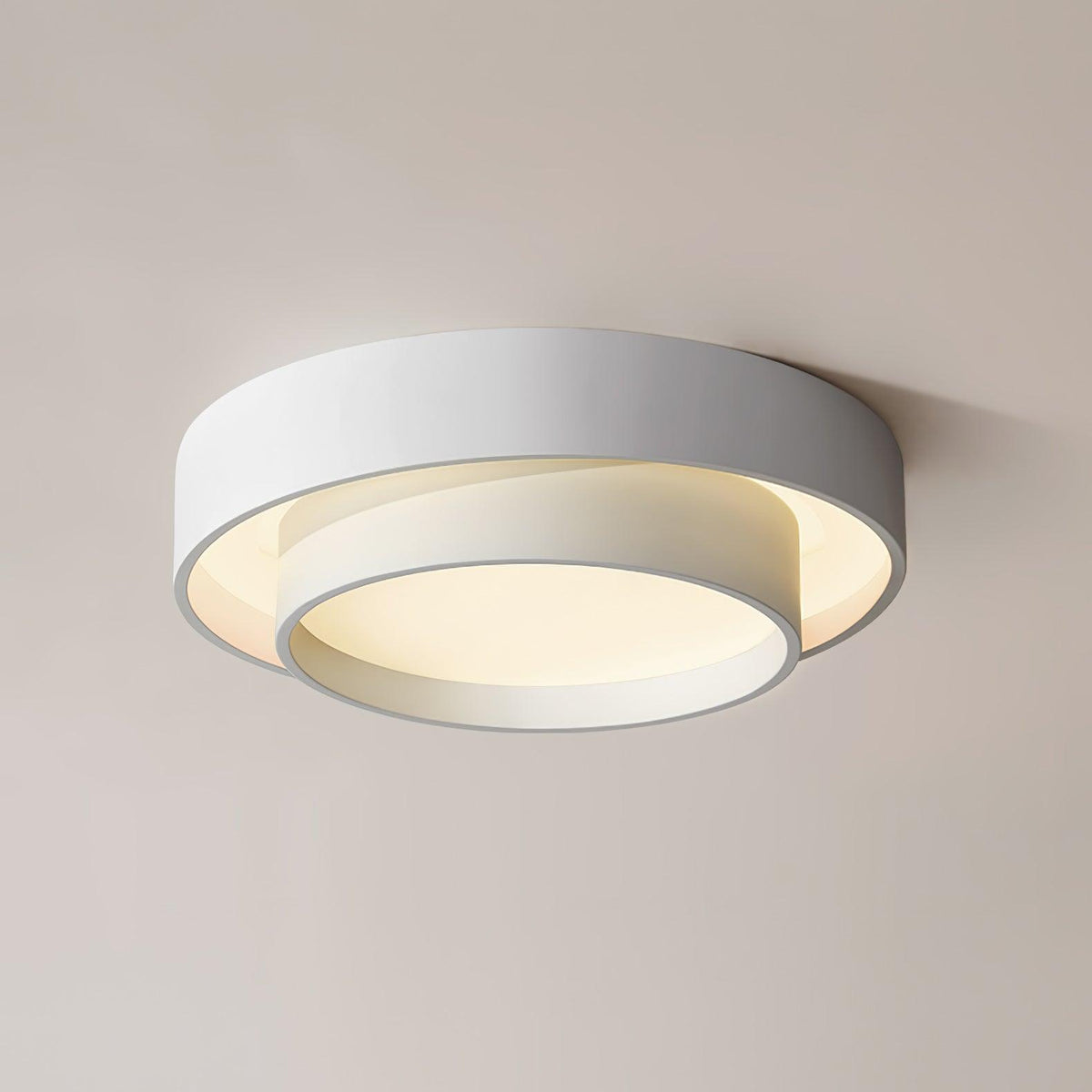 Cylinder LED Flush Mount Ceiling Light, Dimmable Drum Light