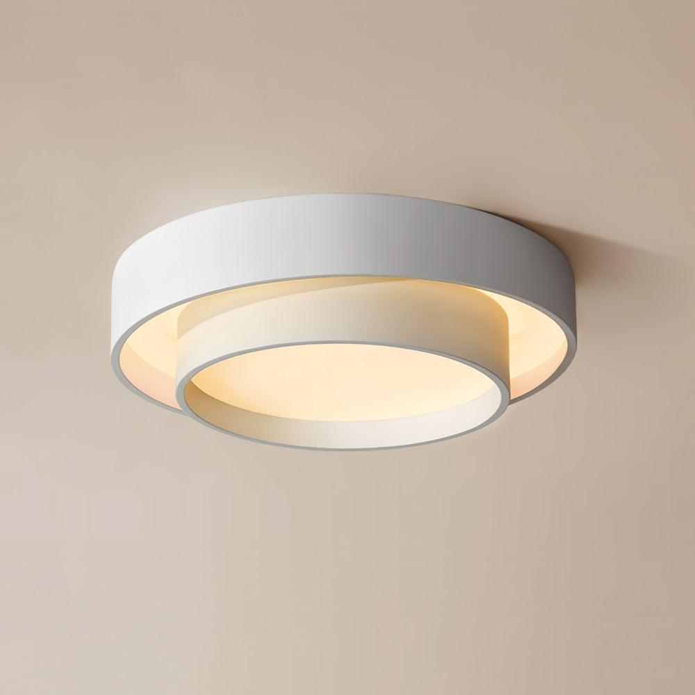 Cylinder LED Flush Mount Ceiling Light, Dimmable Drum Light
