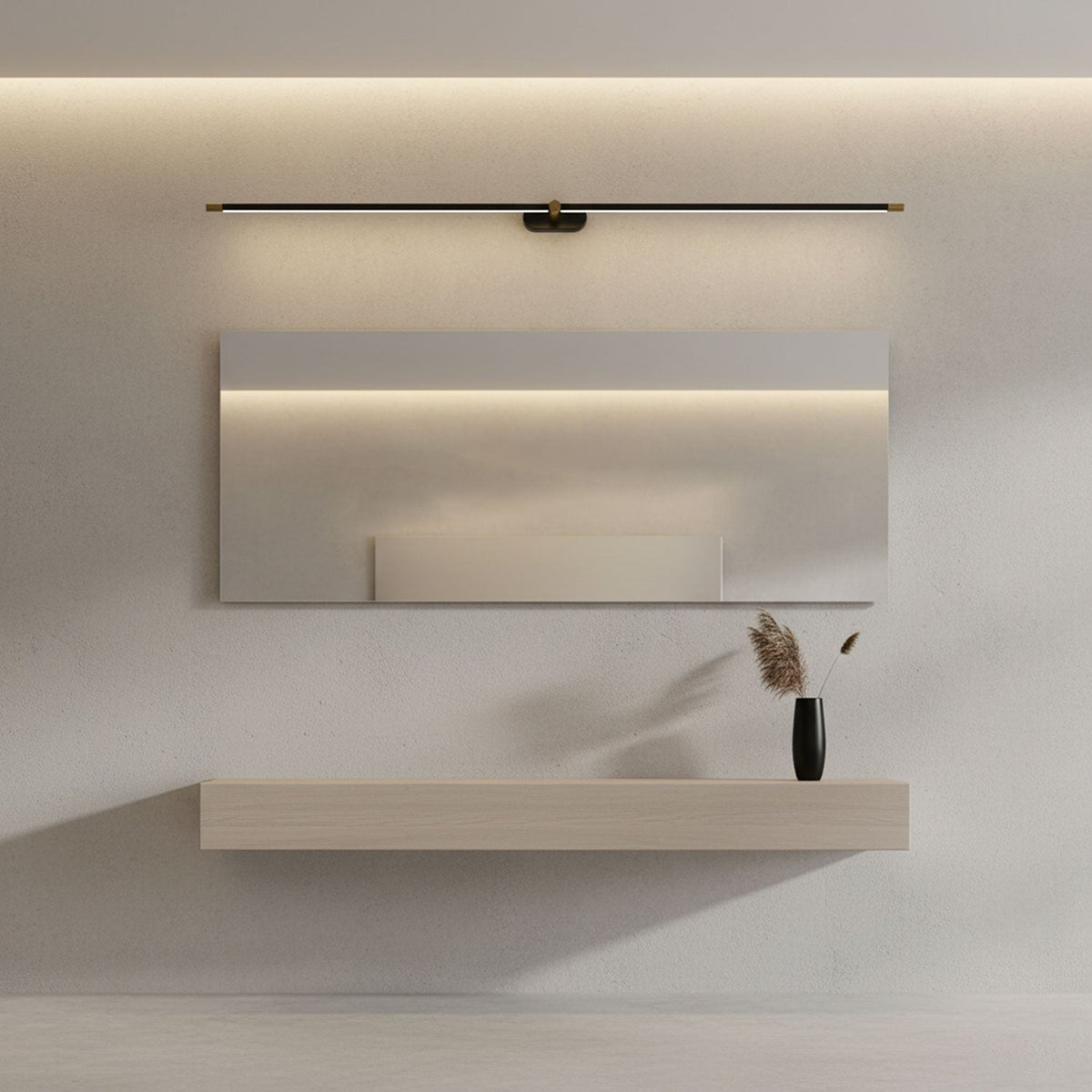 Cordless Rechargeable Picture Light, Linear LED Wall Lamp