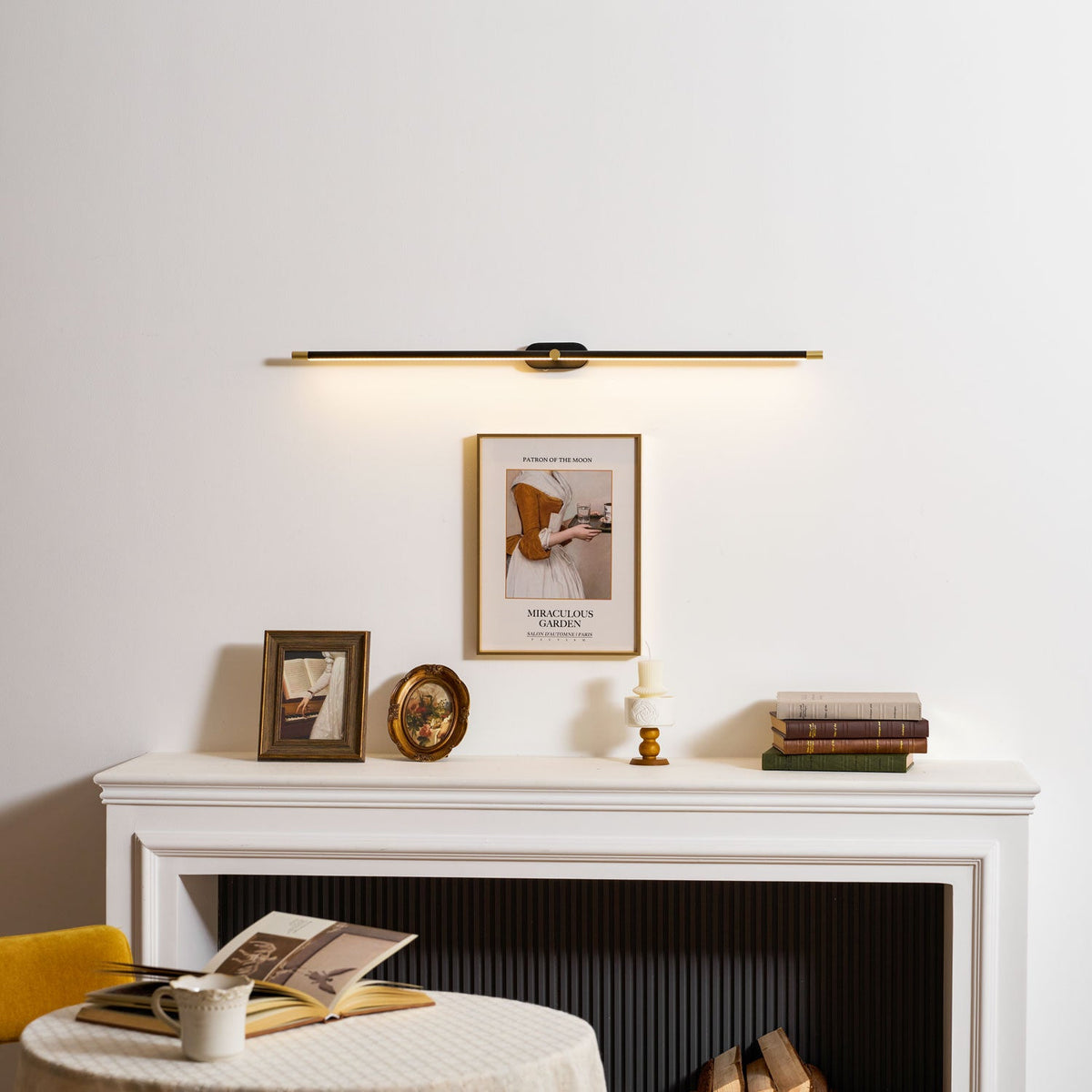 Cordless Rechargeable Picture Light, Linear LED Wall Lamp