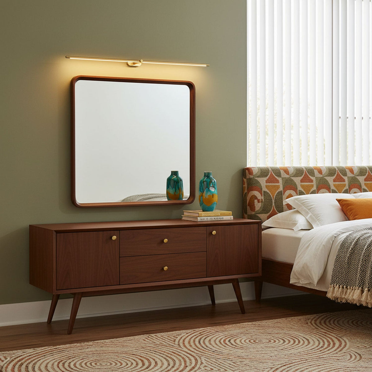 Cordless Rechargeable Picture Light, Linear LED Wall Lamp