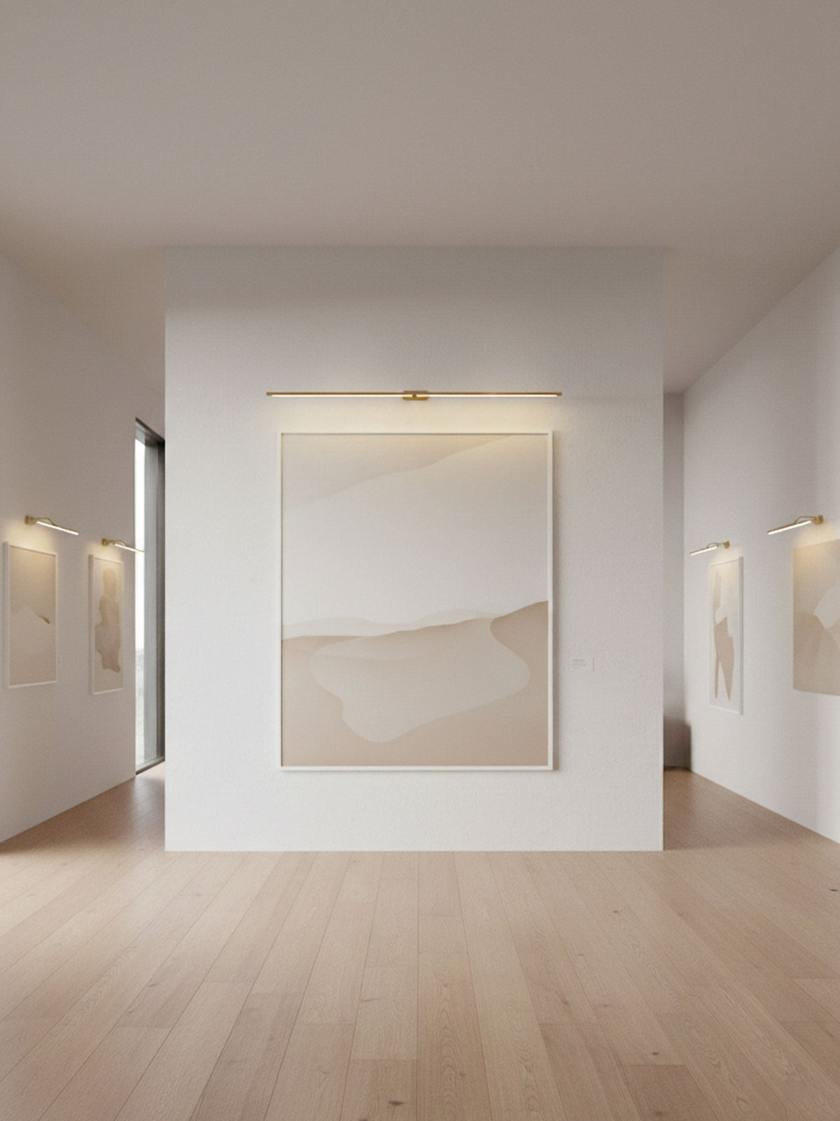 Cordless Rechargeable Picture Light, Linear LED Wall Lamp