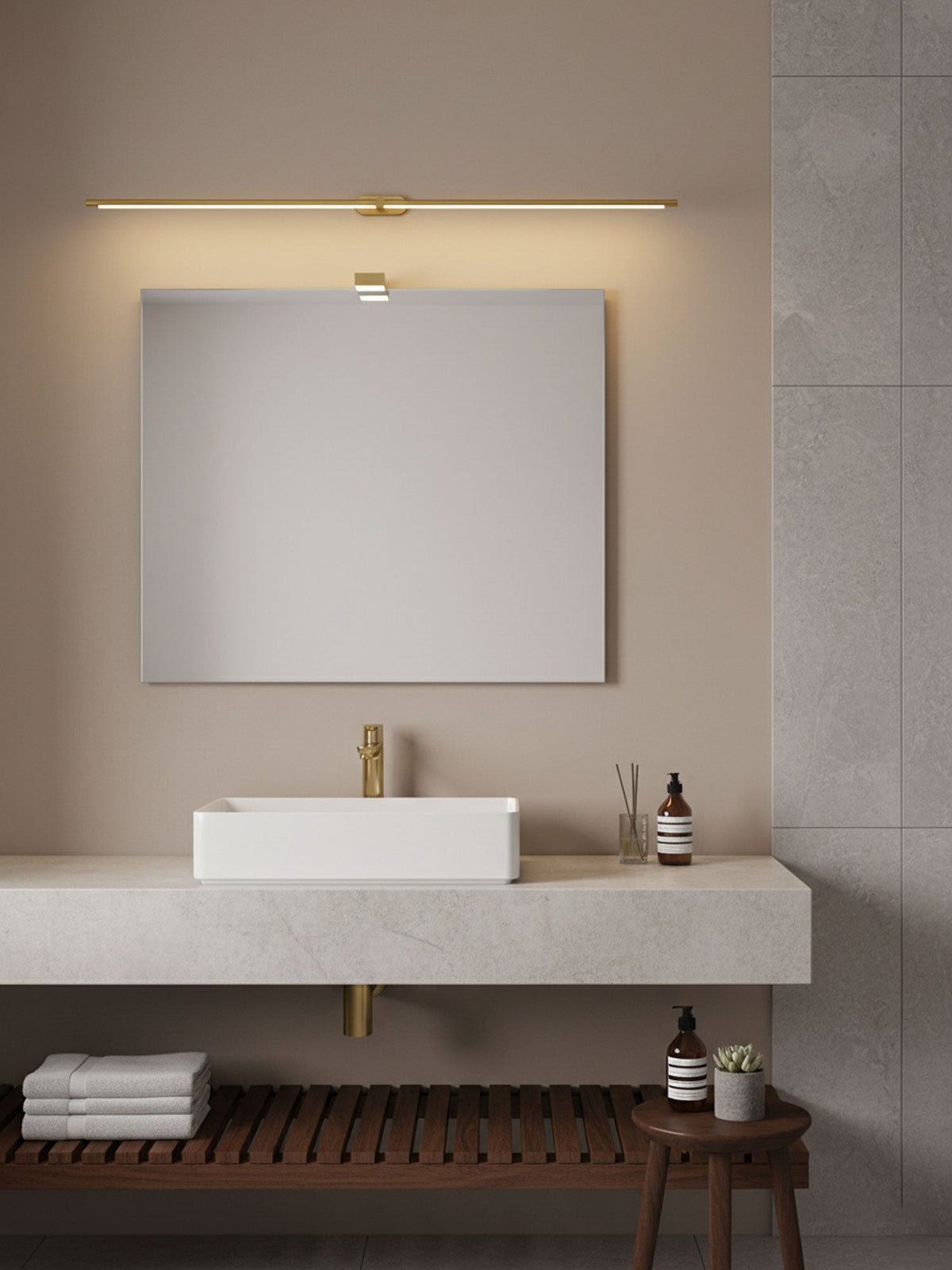 Cordless Rechargeable Picture Light, Linear LED Wall Lamp