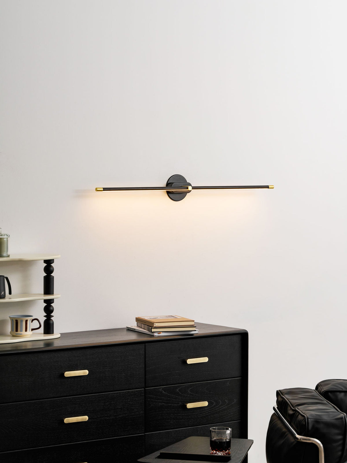 Hardwired Linear LED Vanity Light, Bathroom Mirror Sconce