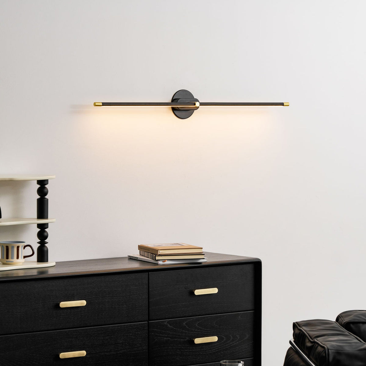 Hardwired Linear LED Vanity Light, Bathroom Mirror Sconce