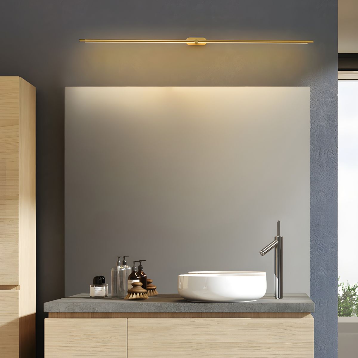 Cordless Rechargeable Picture Light, Linear LED Wall Lamp