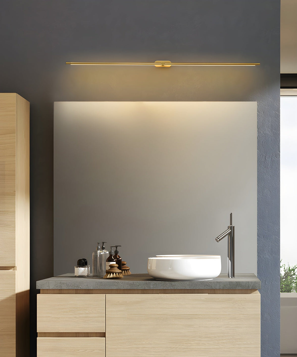 Cordless Rechargeable Picture Light, Linear LED Wall Lamp