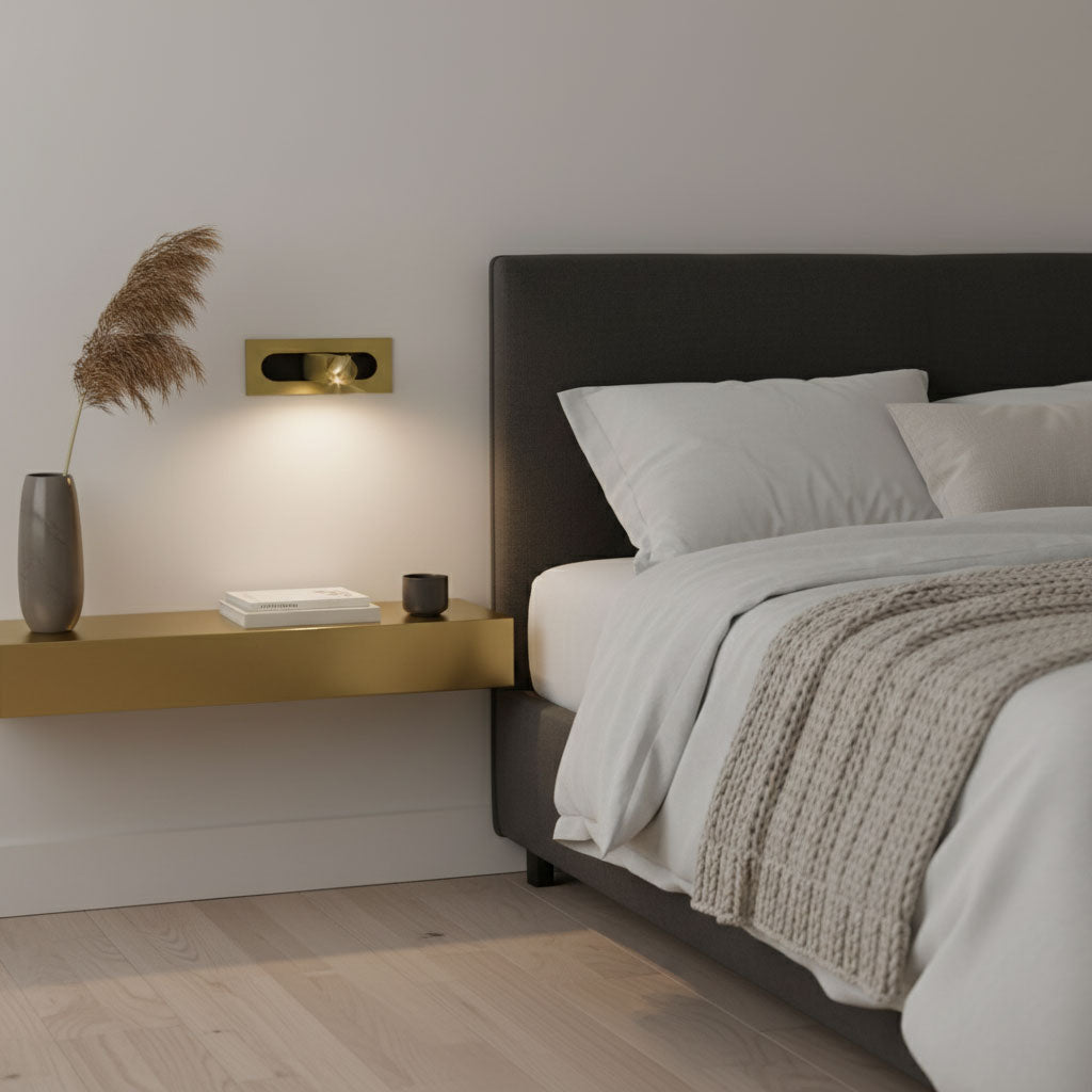 Bedside Reading Light, Pop-Out LED Wall Lamp, Hidden Switch