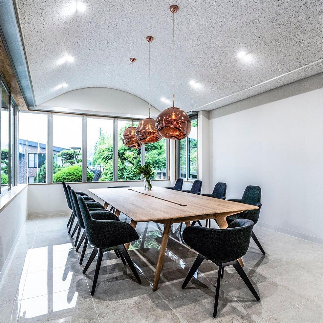 Molten Pendant Light, Mirror Effect Metallic Hanging Lamp