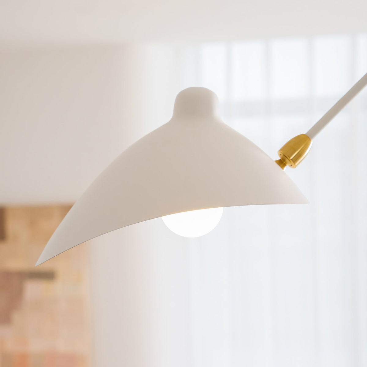 Mid Century Multi-Arm Chandelier, Linear Dining Room Light