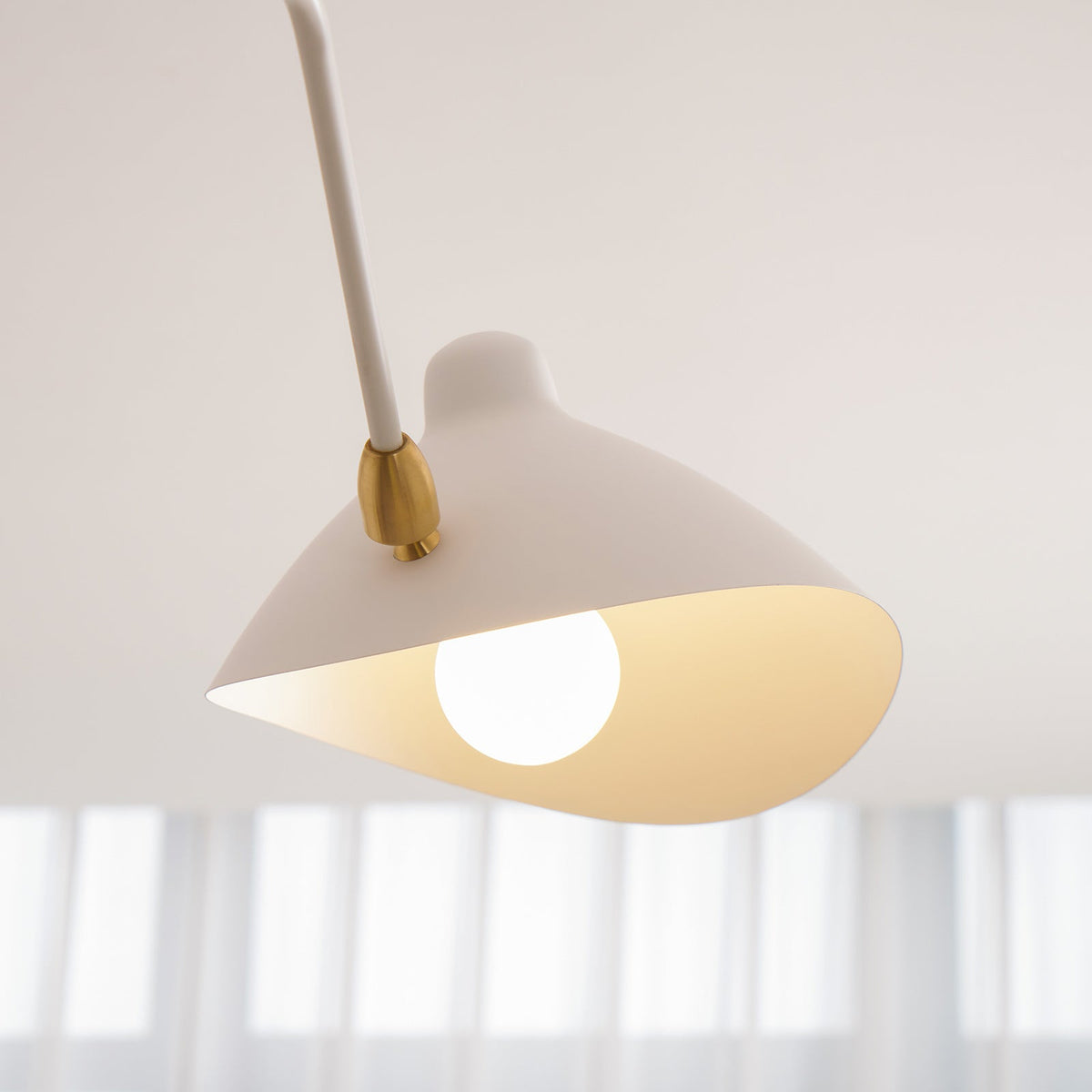 Mid Century Multi-Arm Chandelier, Linear Dining Room Light